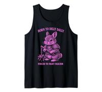 Né d'une Fille de Dilly Dally contrainte de Combattre Le fascisme - Warrior Rabbit Débardeur