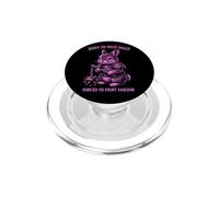 Né d'une Fille de Dilly Dally contrainte de Combattre Le fascisme - Warrior Rabbit PopSockets PopGrip pour MagSafe