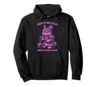 Né d'une Fille de Dilly Dally contrainte de Combattre Le fascisme - Warrior Rabbit Sweat à Capuche