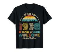 Né en 1938, 88 Ans étant génial, Vintage, 88e Anniversaire T-Shirt