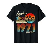 Né en 1971 cadeaux d'anniversaire Vintage 50 ans T-Shirt