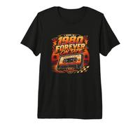 Né en 1980, Forever on Tape Soundtrack Life T-Shirt Haut de Gamme