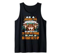 Né en Janvier Anniversaire Guy Funny Wolf Lover Débardeur