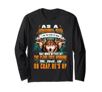 Né en Janvier Anniversaire Guy Funny Wolf Lover Manche Longue