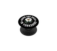 Né et élevé dans Le Yorkshire, White Rose County PopSockets PopGrip Adhésif