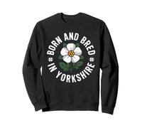 Né et élevé dans Le Yorkshire, White Rose County Sweatshirt