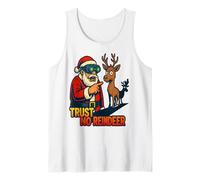 Ne Fais Pas Confiance à la Conspiration des Rennes Père Noël Débardeur