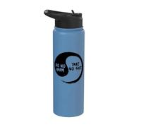 Ne fais pas de mal, ne prends rien Stainless Steel Insulated Water Bottle