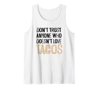 Ne Faites Confiance à Personne Qui n'aime Pas Tacos Distressed Text Débardeur