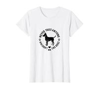 Ne Faites jamais Confiance à Quelqu'un Qui n'aime Pas Les Chiens T-Shirt, Femme, Blanc, 3XL