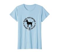 Ne Faites jamais Confiance à Quelqu'un Qui n'aime Pas Les Chiens T-Shirt, Femme, Bleu Céleste, XL