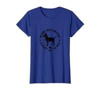 Ne Faites jamais Confiance à Quelqu'un Qui n'aime Pas Les Chiens T-Shirt, Femme, Bleu Royal, L