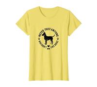 Ne Faites jamais Confiance à Quelqu'un Qui n'aime Pas Les Chiens T-Shirt, Femme, Citron, XL