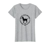 Ne Faites jamais Confiance à Quelqu'un Qui n'aime Pas Les Chiens T-Shirt, Femme, Gris Chiné, 3XL