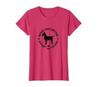 Ne Faites jamais Confiance à Quelqu'un Qui n'aime Pas Les Chiens T-Shirt, Femme, Rouge chiné, XXL