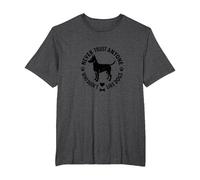 Ne Faites jamais Confiance à Quelqu'un Qui n'aime Pas Les Chiens T-Shirt, Homme Grandes Tailles, Chiné Foncé, 2X Tall