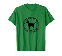 Ne Faites jamais Confiance à Quelqu'un Qui n'aime Pas Les Chiens T-Shirt, Homme, Vert Kelly, XXL