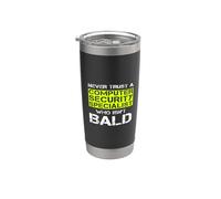 Ne faites jamais confiance à un spécialiste de la sécurité informatique qui n'est pas chauve Gobelet isotherme en acier inoxydable double paroi