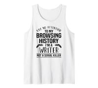 Ne Faites Pas Attention à la Navigation de l'histoire de l'écrivain Humour Graphique Débardeur