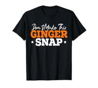 Ne Faites Pas ce Gingembre rousse drôle de Gingembre T-Shirt Graphique avec Valeur, Homme, Noir, S