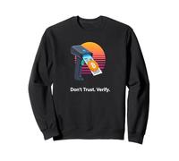 Ne Faites Pas Confiance à la vérification de la vérité liberté de Preuve d'auto-Garde Bitcoin Sweatshirt