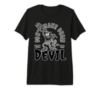 Ne Faites Pas d'affaires avec Le démon du Dessin animé Devil T-Shirt Haut de Gamme