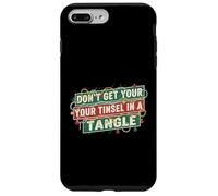 Ne Faites Pas enchevêtrer Votre Guirlande de Noël pour Les fêtes de Fin d'année Coque pour iPhone 7 Plus/8 Plus