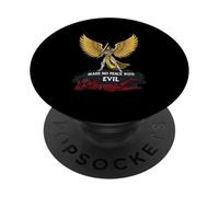 Ne Faites Pas la Paix avec Les Ailes maléfiques épée Guerrier Ange PopSockets PopGrip Adhésif