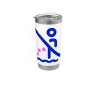 Ne faites pas pipi, ne faites pas pipi ici Gobelet isotherme en acier inoxydable double paroi