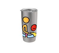 Ne faites pas pipi, ne faites pas pipi ici Gobelet isotherme en acier inoxydable double paroi