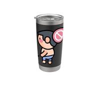 Ne faites pas pipi, ne faites pas pipi ici Gobelet isotherme en acier inoxydable double paroi