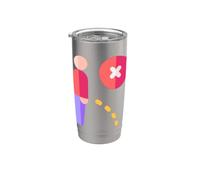 Ne faites pas pipi, ne faites pas pipi ici Gobelet isotherme en acier inoxydable double paroi