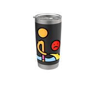 Ne faites pas pipi, ne faites pas pipi ici Gobelet isotherme en acier inoxydable double paroi