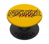 Ne jamais Plier la Motivation PopSockets PopGrip Adhésif