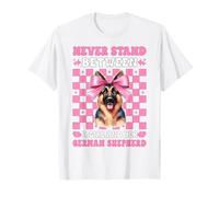 Ne jamais se Tenir Entre Une Fille et Son Berger Allemand T-Shirt