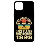 Ne jamais sous-estimer Le Joueur de fléchettes Né en 1999 Coque pour iPhone 14 Plus