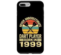 Ne jamais sous-estimer Le Joueur de fléchettes Né en 1999 Coque pour iPhone 7 Plus/8 Plus