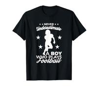 Ne jamais sous-estimer Un Footballeur T-Shirt Graphique avec Valeur