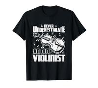Ne jamais sous-estimer Un Vieux violoniste T-Shirt Graphique avec Valeur