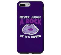 Ne jugez jamais Un Rocher par sa Couverture Funny Rockhounding Coque pour iPhone 7 Plus/8 Plus