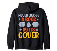 Ne jugez jamais Un Rocher par sa Couverture (Jeu de Mots sur la géologie) Sweat à Capuche