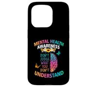 Ne jugez Pas ce Que Vous ne comprenez Pas la Sensibilisation à la santé mentale Coque pour iPhone 15 Pro
