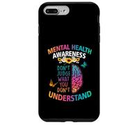 Ne jugez Pas ce Que Vous ne comprenez Pas la Sensibilisation à la santé mentale Coque pour iPhone 7 Plus/8 Plus