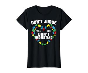 Ne jugez Pas ce Que Vous ne comprenez Pas la Sensibilisation à l'Autisme T-Shirt Graphique avec Valeur