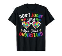 Ne jugez pas ce que vous ne comprenez pas Sensibilisation des enfants à l'autisme T-Shirt