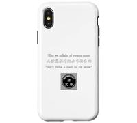 Ne jugez Pas Un Livre par sa Couverture Coque pour iPhone X/XS