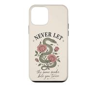 Ne Laissez jamais Le même Serpent Vous Mordre Deux Fois Serpent Rose Coque pour iPhone 12 Mini