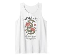 Ne Laissez jamais Le même Serpent Vous Mordre Deux Fois Serpent Rose Débardeur