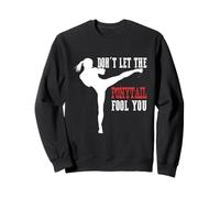 Ne Laissez Pas la Queue de Cheval Tromper Vos Filles combattantes d'arts Martiaux Sweatshirt