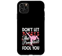 Ne Laissez Pas la Queue de Cheval Vous Tromper Karaté Girl Arts Martiaux Coque pour iPhone 11 Pro Max